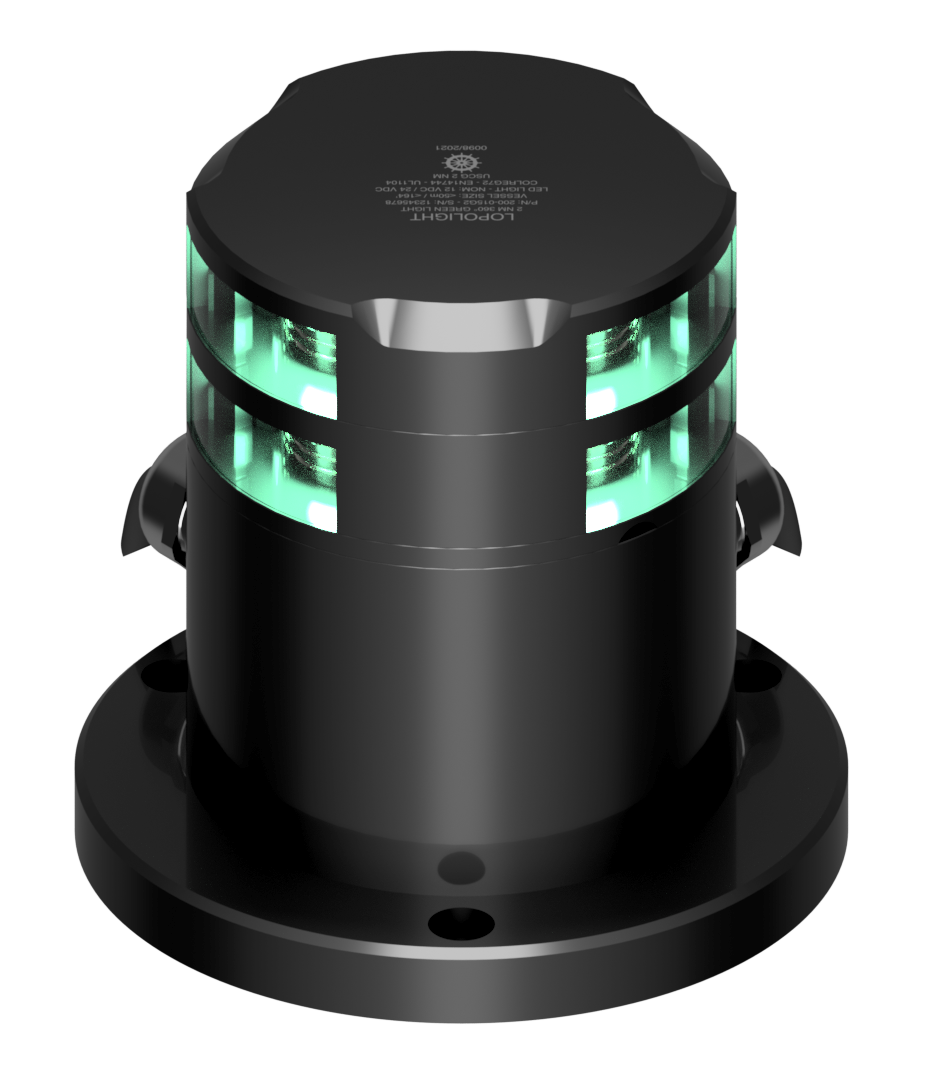 2nm 360° Green, Double, black anodized 2nm 360° Green, Double, black anodized